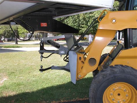 fifth wheel attachment for skid steer|skid steer ball hitch attachment.